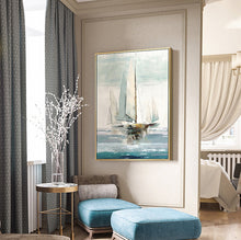 Load image into Gallery viewer, Sailing Boat Extra Large Oil Paintings on Canvas Gp043