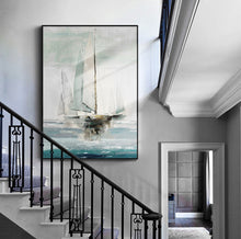 Load image into Gallery viewer, Sailing Boat Extra Large Oil Paintings on Canvas Gp043