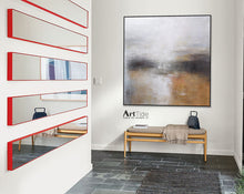 Load image into Gallery viewer, Sunrise Landscape Painting Large Abstract Art Painting On Canvas Qp070