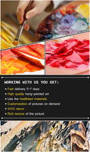 Load image into Gallery viewer, Sunrise Landscape Painting Large Abstract Art Painting On Canvas Qp070