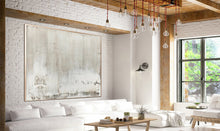 Load image into Gallery viewer, Large Abstract Gray Painting Pink Painting Landscape Painting Op011