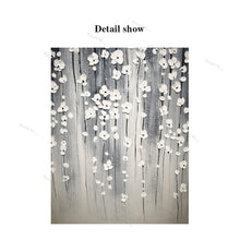 Load image into Gallery viewer, Oversized Wall Paintings Silver Flower Texture Hallway Bedroom Gp027