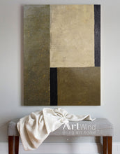 Load image into Gallery viewer, Dark Green Abstract Painting Oversized Artwork for Walls Dp064