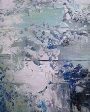 Load image into Gallery viewer, Heavy Texture Art Grey Wall Art Green Painting For Living Room Ap113