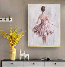 Load image into Gallery viewer, Ballerina Fine Art Dancer Oil Painting on Canvas Op058