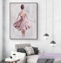 Load image into Gallery viewer, Ballerina Fine Art Dancer Oil Painting on Canvas Op058