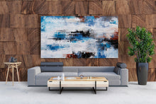 Load image into Gallery viewer, Large Sofa Painting Colourful Abstract Painting Oversize Painting Bp069