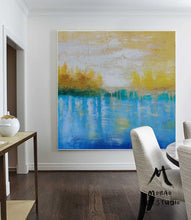 Load image into Gallery viewer, Pop Art Paintings on Canvas Original Sunset Landscape Painting Np070