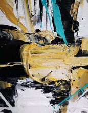 Load image into Gallery viewer, Black and Grey Wall Art Gold Painting Modern Wall Painting Ap105