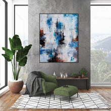 Load image into Gallery viewer, Large Sofa Painting Colourful Abstract Painting Oversize Painting Bp069