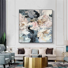 Load image into Gallery viewer, Abstract Handmade Flower Painting Large Paintings for Bedroom Gp053