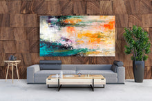 Load image into Gallery viewer, Large Colorful Canvas Art Custom Pop Art Canvas Bp051