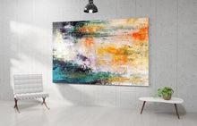 Load image into Gallery viewer, Large Colorful Canvas Art Custom Pop Art Canvas Bp051