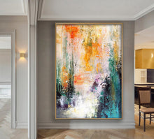 Load image into Gallery viewer, Large Colorful Canvas Art Custom Pop Art Canvas Bp051