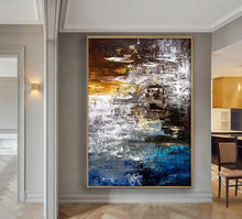 Load image into Gallery viewer, Large Wall Art for Bedroom Xl Painting Oversized Abstract Painting Bp047