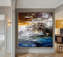 Load image into Gallery viewer, Large Wall Art for Bedroom Xl Painting Oversized Abstract Painting Bp047