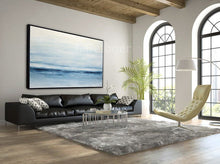 Load image into Gallery viewer, Abstract Blue And White Landscape Painting Modern Artwork Fp008