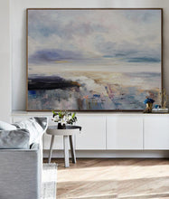 Load image into Gallery viewer, Buy Large Abstract Art Original White Clouds Canvas Painting Bp077