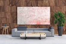 Load image into Gallery viewer, Modern Office Art Pink Abstract Painting Huge Abstract Wall Art Bp066