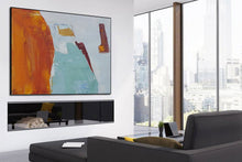 Load image into Gallery viewer, Orange Blue White Minimalist Painting Modern Wall Painting Op065