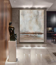 Load image into Gallery viewer, Brown Abstract Painting Living Room Art Cp021