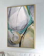 Load image into Gallery viewer, Gray And Green Abstract Painting Large Wall Canvas Painting