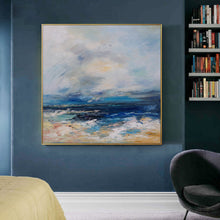 Load image into Gallery viewer, Beach Sunset Painting Ocean Painting Landscape Op018