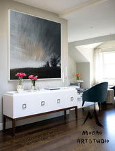 Load image into Gallery viewer, Original Gray Sky Abstract Painting,Oversized Wall Art for Living Room Bl015