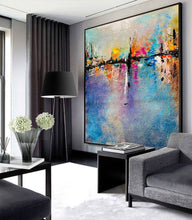 Load image into Gallery viewer, Large Modern Canvas Art Office Wall Art,Texture Art Gp065