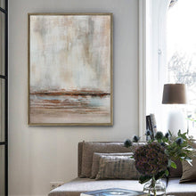 Load image into Gallery viewer, Brown Abstract Painting Living Room Art Cp021