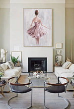 Load image into Gallery viewer, Ballerina Fine Art Dancer Oil Painting on Canvas Op058