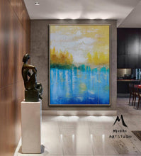 Load image into Gallery viewer, Pop Art Paintings on Canvas Original Sunset Landscape Painting Np070