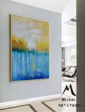 Load image into Gallery viewer, Pop Art Paintings on Canvas Original Sunset Landscape Painting Np070