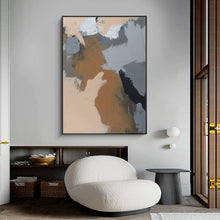 Load image into Gallery viewer, Gray Painting Beige Painting Brown Painting Abstract Art Yp006