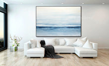 Load image into Gallery viewer, Abstract Blue And White Landscape Painting Modern Artwork Fp008