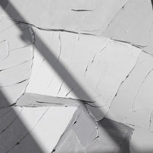 Load image into Gallery viewer, Oversized Abstract Canvas Wall Art Gray and White Acrylic Painting Gp043