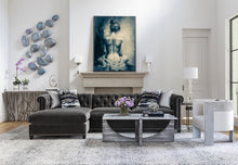 Load image into Gallery viewer, Nude Wall Art Original Black and White Erotic Painting for Bedroom Cp020