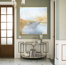 Load image into Gallery viewer, Gray Gold Wall Painting Landscape Painting on Canvas Impressionist Op054
