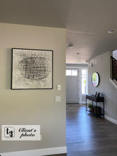 Load image into Gallery viewer, Oversized Painting Gray Abstract Painting Black And White Canvas Art Ap049