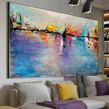 Load image into Gallery viewer, Large Modern Canvas Art Office Wall Art,Texture Art Gp065