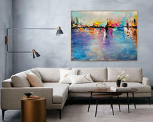 Load image into Gallery viewer, Large Modern Canvas Art Office Wall Art,Texture Art Gp065
