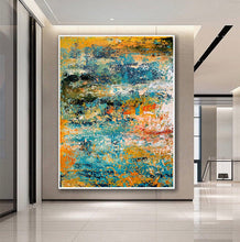 Load image into Gallery viewer, Very Large Paintings On Canvas,Ocean Landscape Abstract Painting Gp069