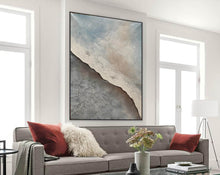 Load image into Gallery viewer, Grey Abstract Original Abstract Painting Large Canvas Wall Art Np079