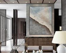 Load image into Gallery viewer, Grey Abstract Original Abstract Painting Large Canvas Wall Art Np079