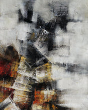 Load image into Gallery viewer, Gray Blue Brown Oversize Canvas Art Large Scale Original Art Ap092