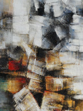 Load image into Gallery viewer, Green Gray Abstract Painting For Living Room Office Art Ap077