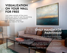 Load image into Gallery viewer, Gray Abstract Painting Golden Leaf Texture Art Ap055