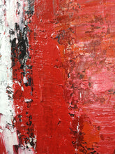 Load image into Gallery viewer, Red Abstract Painting 3D Texture Painting Hand Made Kp020