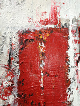Load image into Gallery viewer, Red Abstract Painting 3D Texture Painting Hand Made Kp020