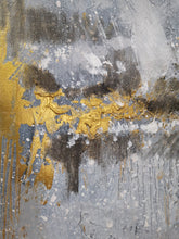 Load image into Gallery viewer, Original Brown Gold Gray Abstract Painting Texture Art Office Decor Ap130